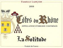 La Solitude Cotes-du-Rhone Rouge 2018 (6503)
