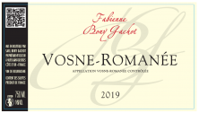 Domaine Bony Gachot Vosne-Romanee 2019 (7548)