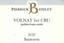 Domaine Pierrick Bouley Volnay 1er Cru Santenots 2020 (7971)