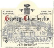 Domaine Claude Dugat Gevrey-Chambertin 2017 (6003)