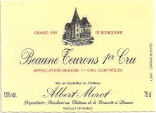 Domaine Albert Morot Beaune 1er Cru Les Teurons 2016 (5236)