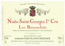 Domaine ChevillonChezeaux NuitsStGeorges 1er Cru Les Bousselots Blanc 2016 (5023)