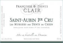 Domaine Francoise and Denis Clair St-Aubin 1er Cru Les Murgers des Dents de Chien 2017 (6909)