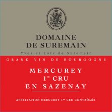 Domaine de Suremain Mercurey 1er Cru En Sazenay Rouge 2018 (6521)