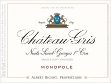 Domaine du Chateau Gris Nuits-St-Georges 1er Cru Chateau Gris Monopole 2018 (6912)