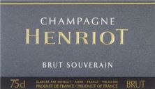Champagne Henriot Brut Souverain NV (6205)