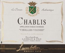 Lamblin and Fils Chablis Vieilles Vignes 2020 (7902)
