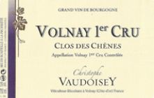 Domaine Christophe Vaudoisey Volnay 1er Cru Clos des Chenes 2018 (6428)
