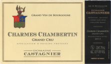 Domaine Jerome Castagnier Charmes Chambertin Grand Cru 2012 (2709)