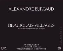 Domaine Alexandre Burgaud Beaujolais Villages 2020 Case of 12 Bottles (12x 7485)