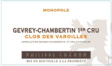 Domaine Philippe Cheron Gevrey-Chambertin 1er Cru Clos des Varoilles Monopole 2018 (7221)