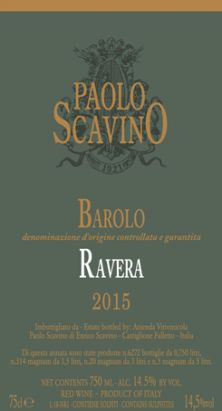 Paolo Scavino Barolo Ravera 2017 (8459)