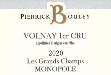 Domaine Pierrick Bouley Volnay 1er Cru Les Grands Champs Monopole 2020 (7974)