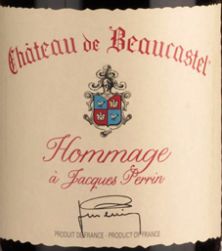 Chateau de Beaucastel Chateauneuf-du-Pape Hommage a Jacques Perrin 2013 (6715)
