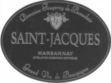 Domaine Fougeray de Beauclair Marsannay Les Saint-Jacques Monopole MAGNUM 2016 (5454)