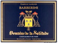 Domaine de la Solitude Chateauneuf-du-Pape Cuvee Barberini Rouge 2016 (6900)