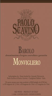 Paolo Scavino Barolo Monvigliero 2017 (8458)