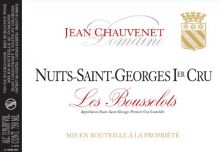Domaine Jean Chauvenet Nuits-St-Georges 1er Cru Les Bousselots 2020 (8320)