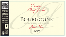 Domaine Bony Gachot Bourgogne Rouge 2019 (7544)