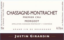 Domaine Justin Girardin Chassagne-Montrachet 1er Cru Morgeot rouge 2020 (8591)