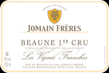 Domaine Jomain Beaune 1er Cru Les Vignes Franches 2016 (4672)