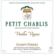 Vignobles Dampt Petit Chablis Vieilles Vignes 2019 Case of 12 Bottles (12x 6608)