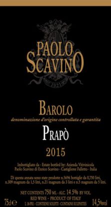 Paolo Scavino Barolo Prapo 2017 (8460)