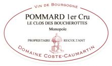 Domaine Coste-Caumartin Pommard 1er Cru Le Clos des Boucherottes Monopole 2019 (7111)