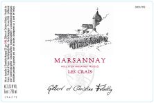 Domaine Gilbert et Christine Felettig Marsannay Les Crais 2019 (7351)