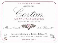 Domaine Ravaut Corton Les Hautes Mourottes Grand Cru 2003 (8610)
